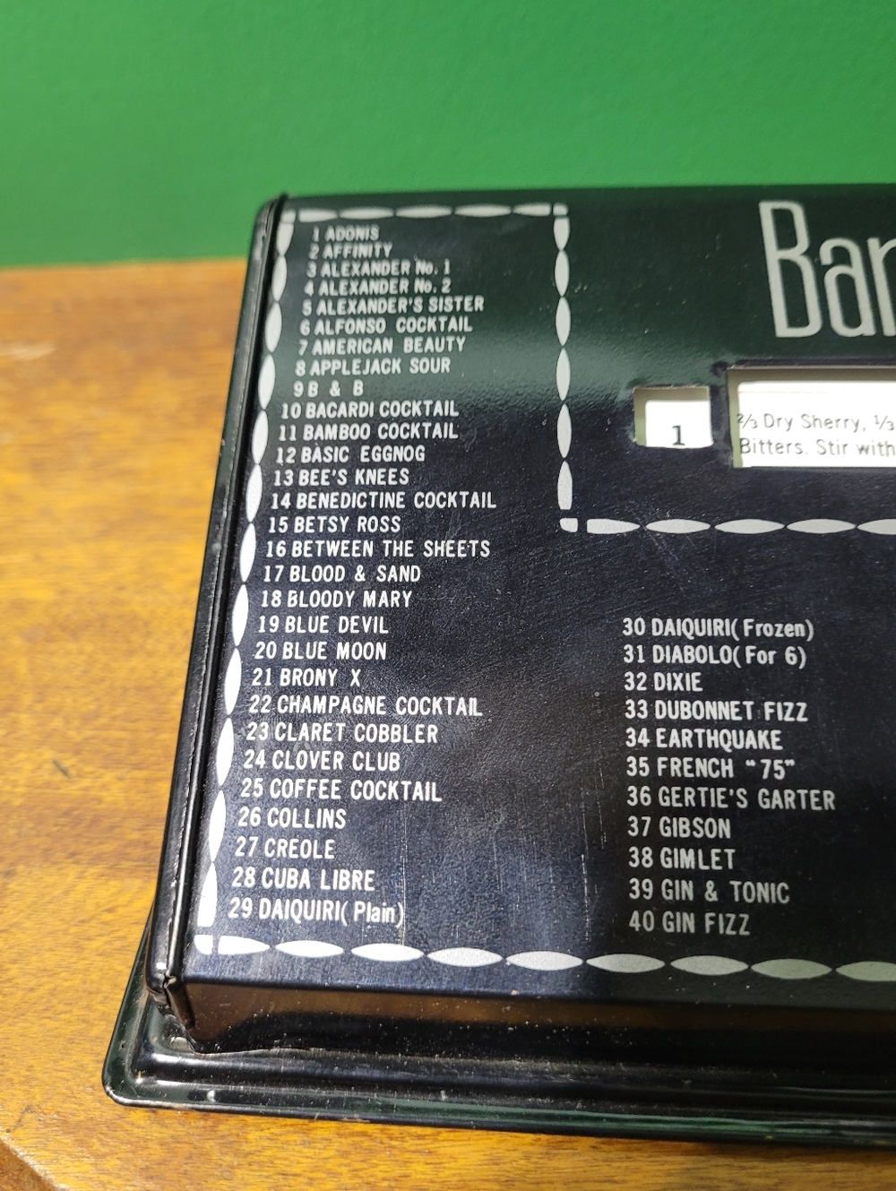 Vintage 1950s Metal Rolodex Bar Aid - Picture 3 of 11
